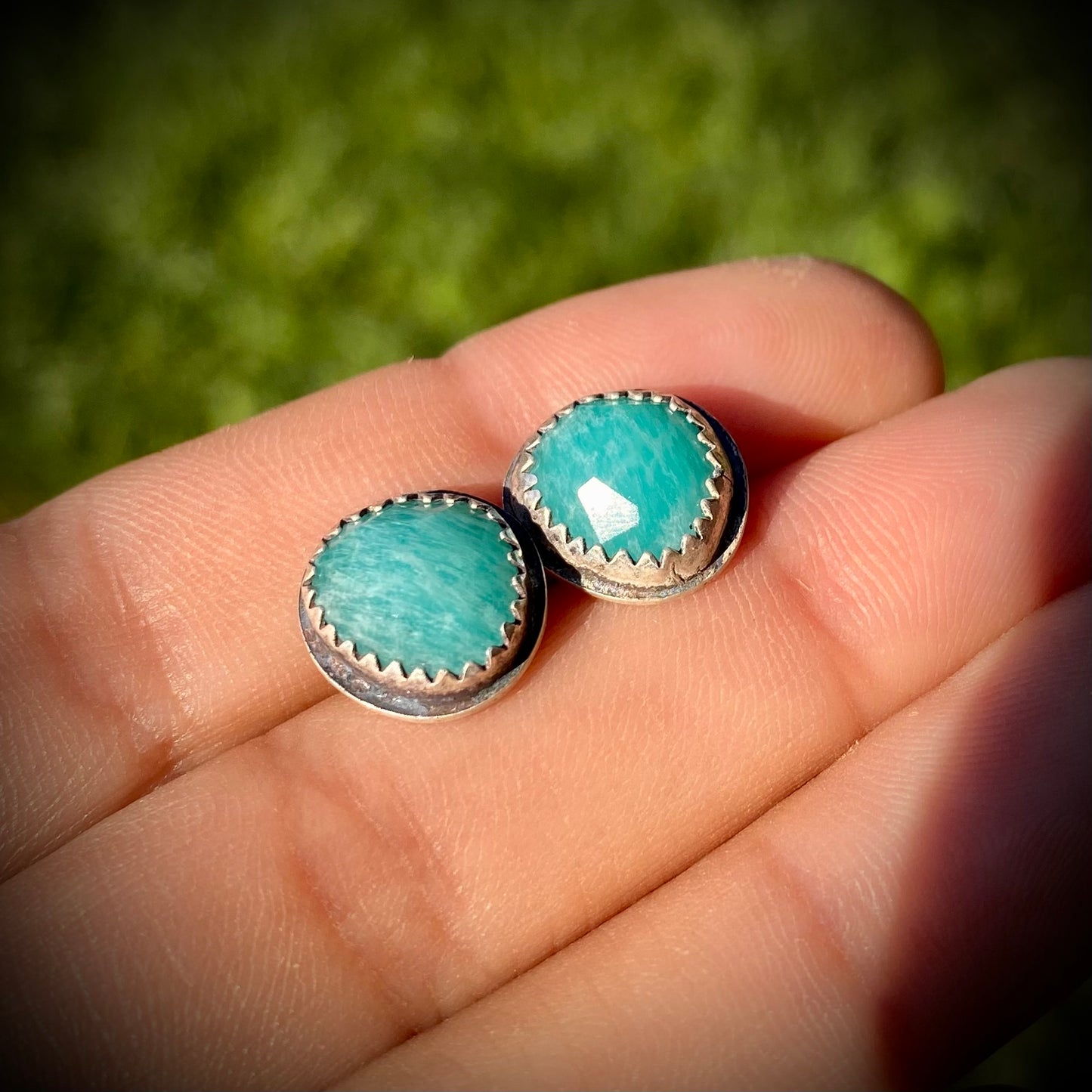 Amazonite Studs