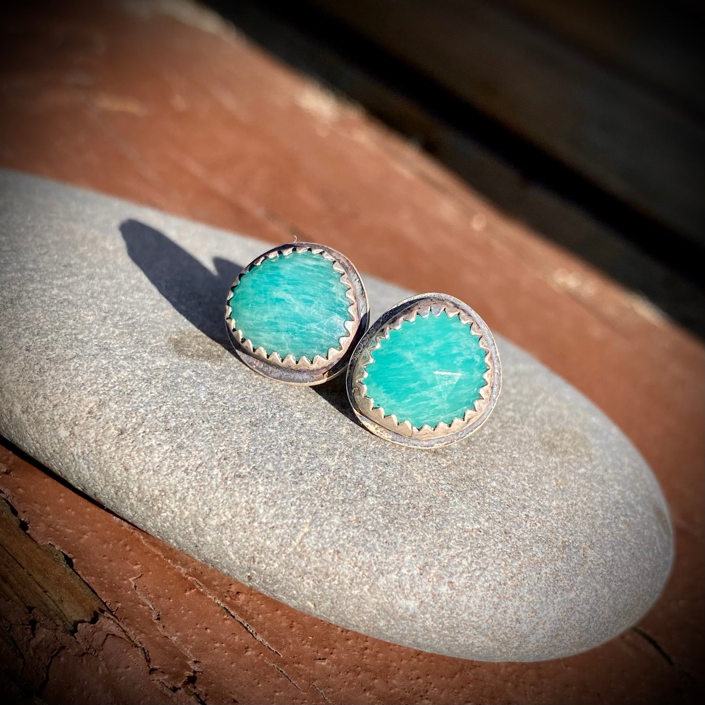 Amazonite Studs