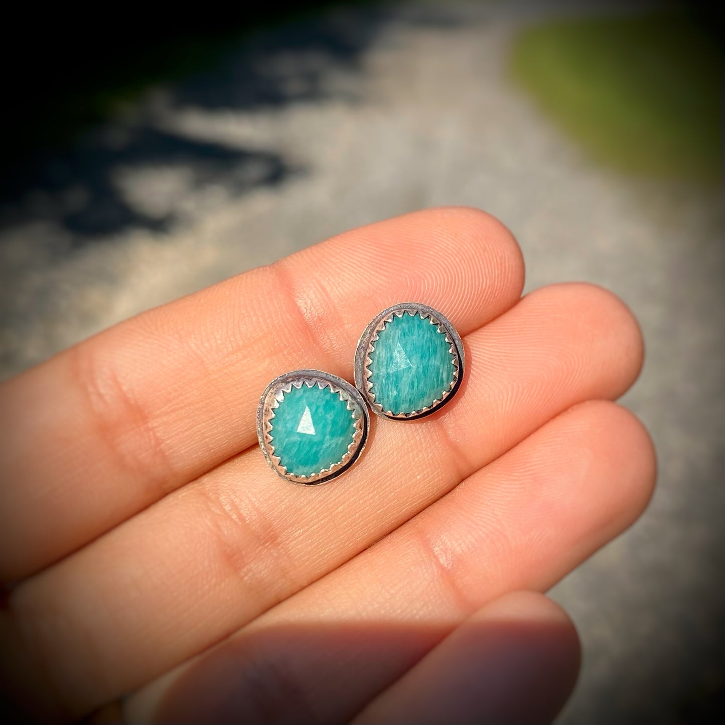 Amazonite Studs