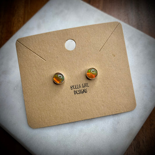 Ethiopian Opal Studs