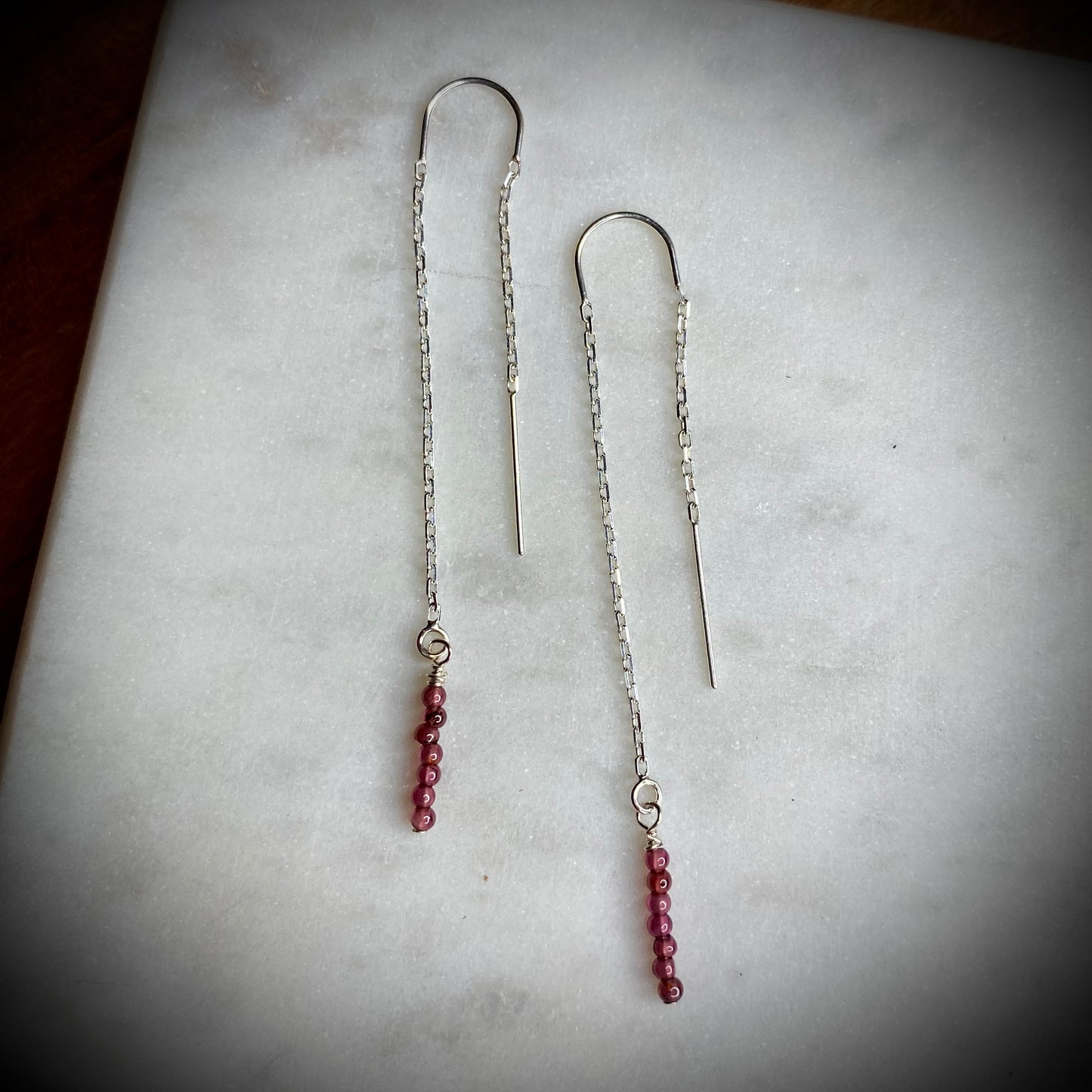 Garnet micro-bead Threaders