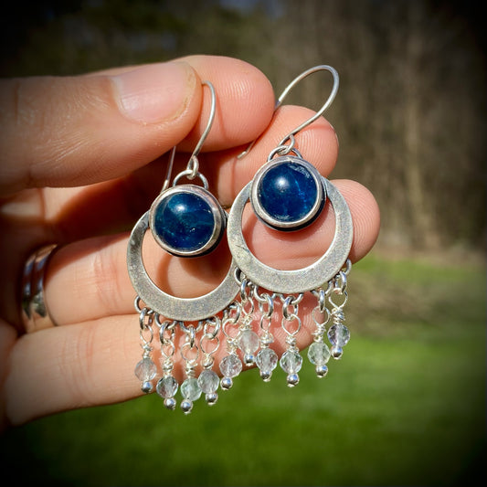 Beaded Dangles - Blue