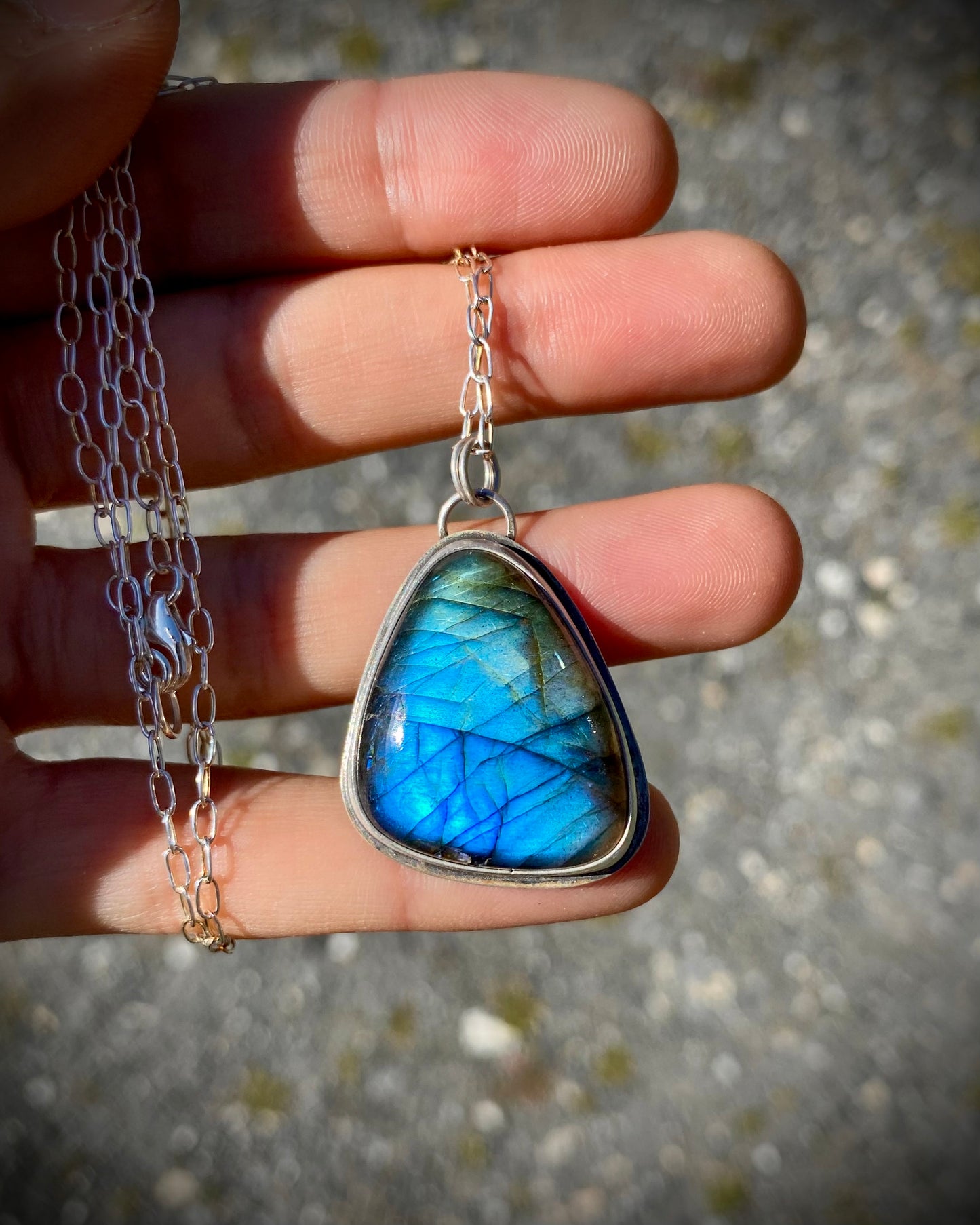 Blue Labradorite Pendant