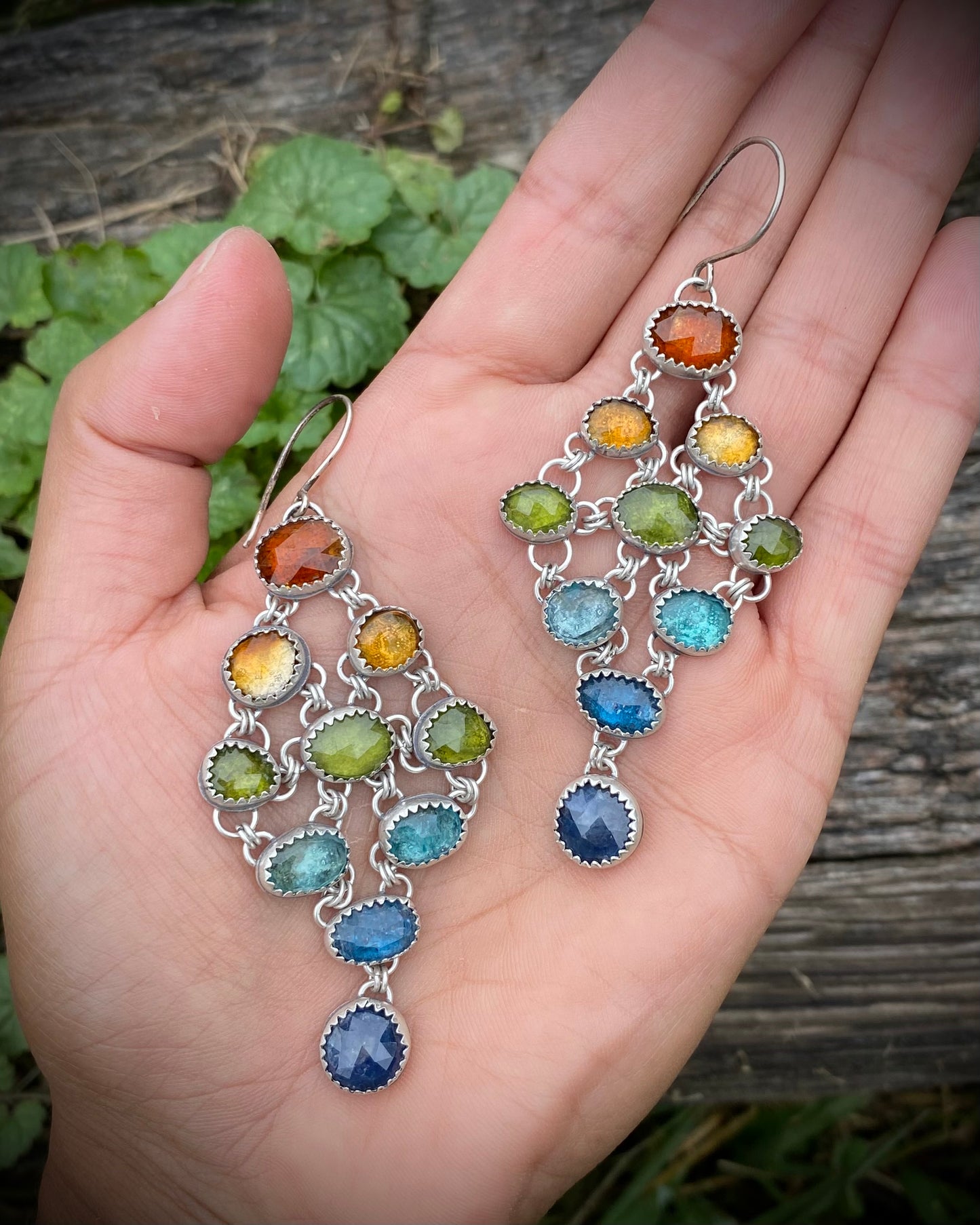 Rainbow “Chandelier” Dangles