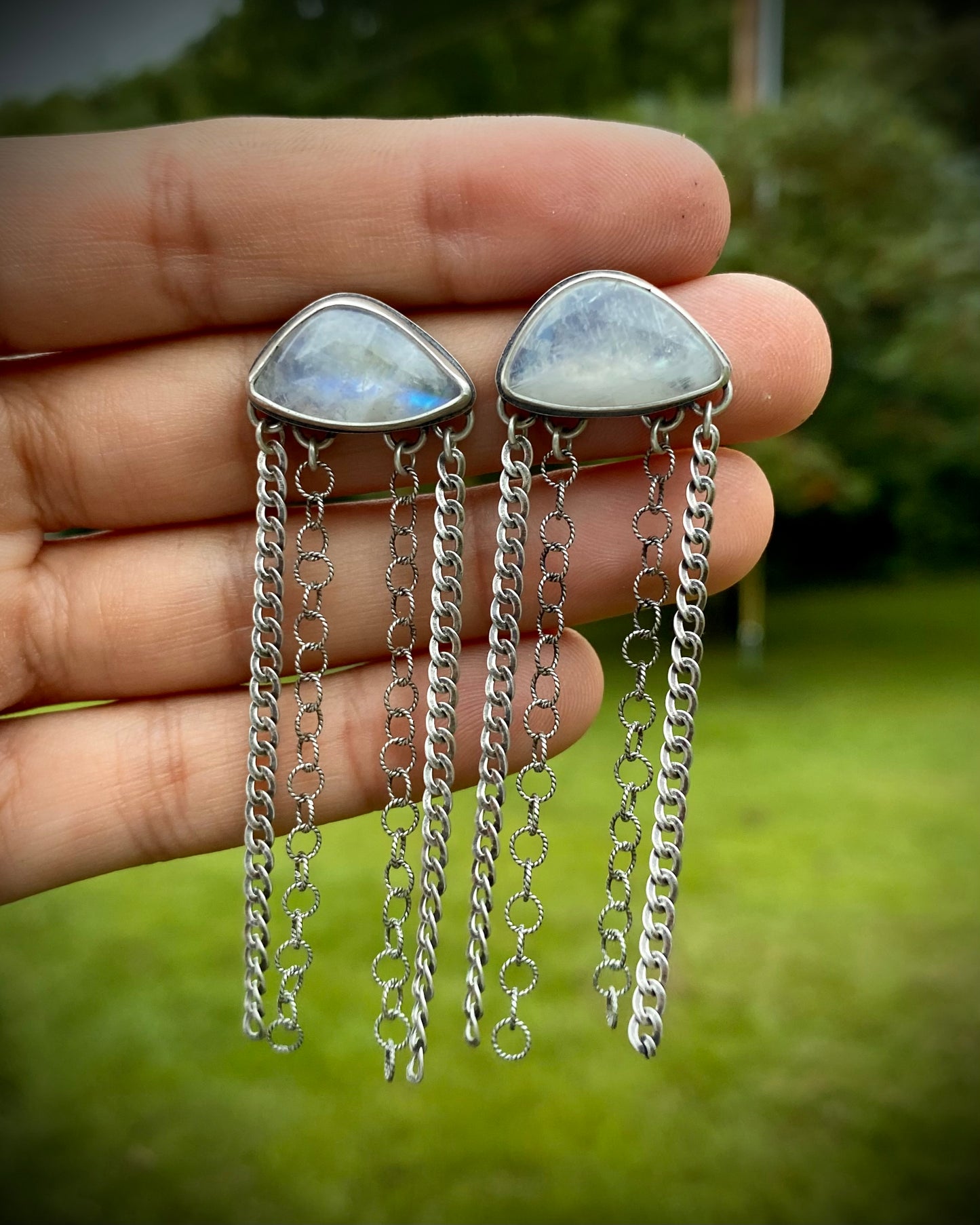 Moonstone “Cloud” Earrings