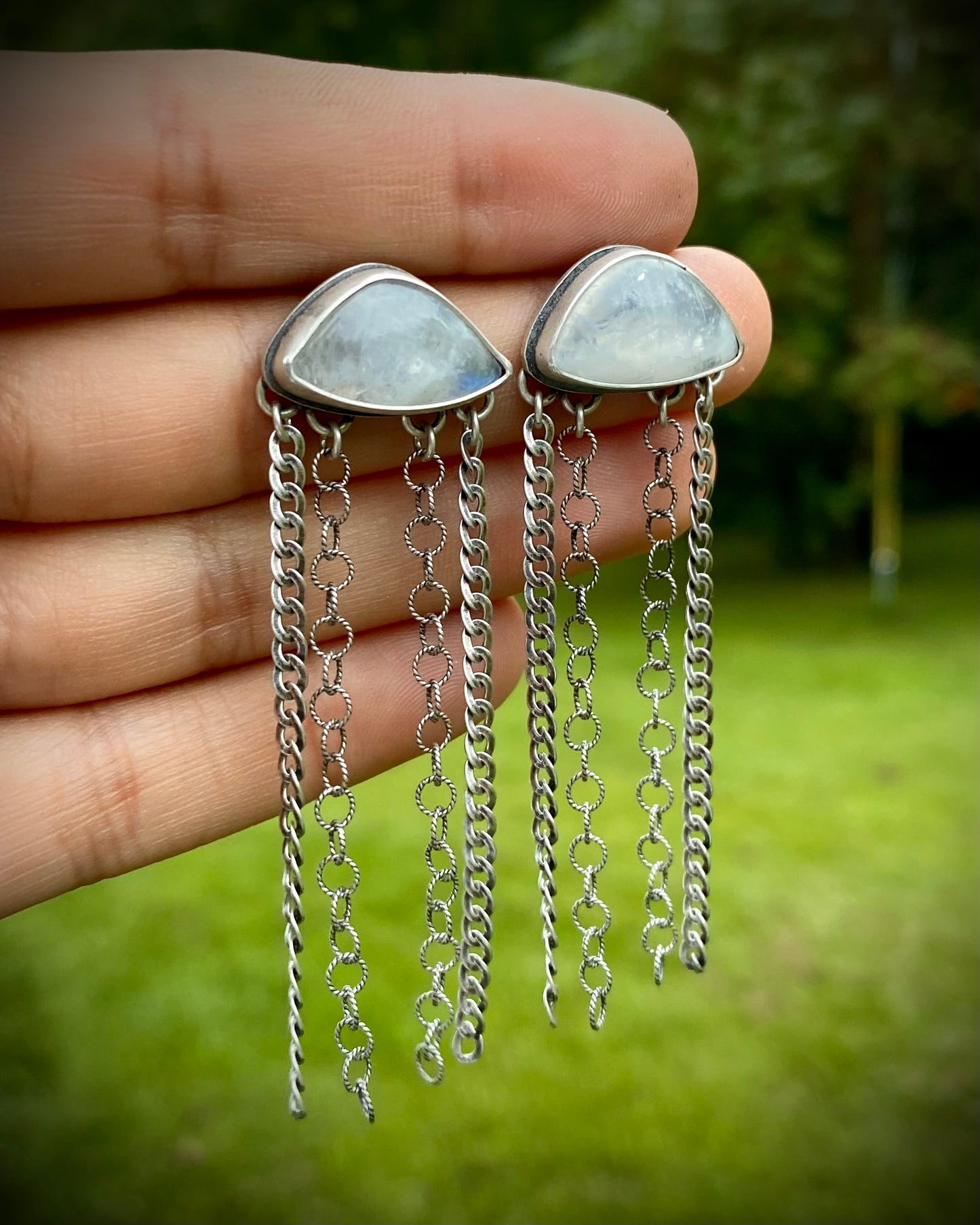 Moonstone “Cloud” Earrings