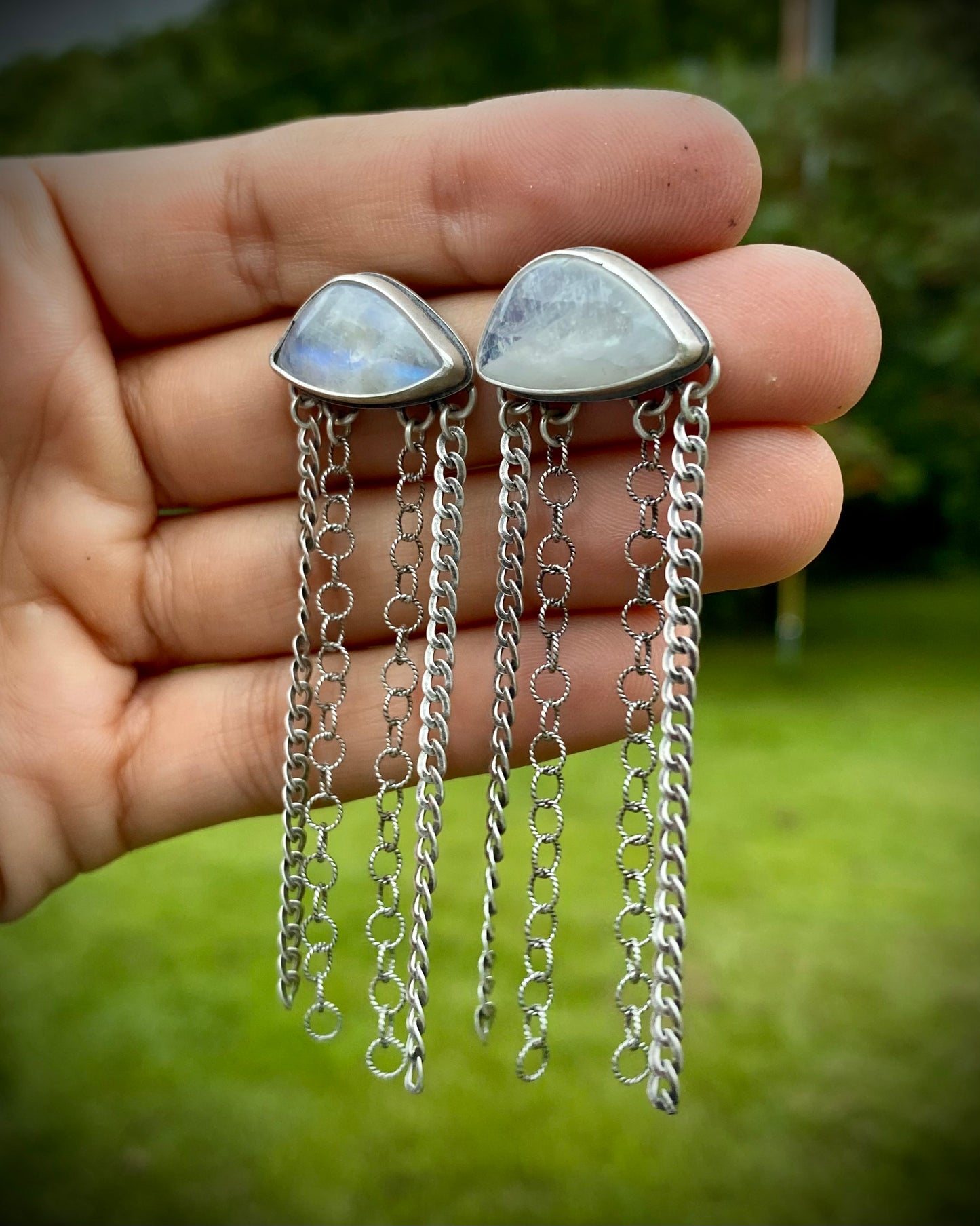 Moonstone “Cloud” Earrings