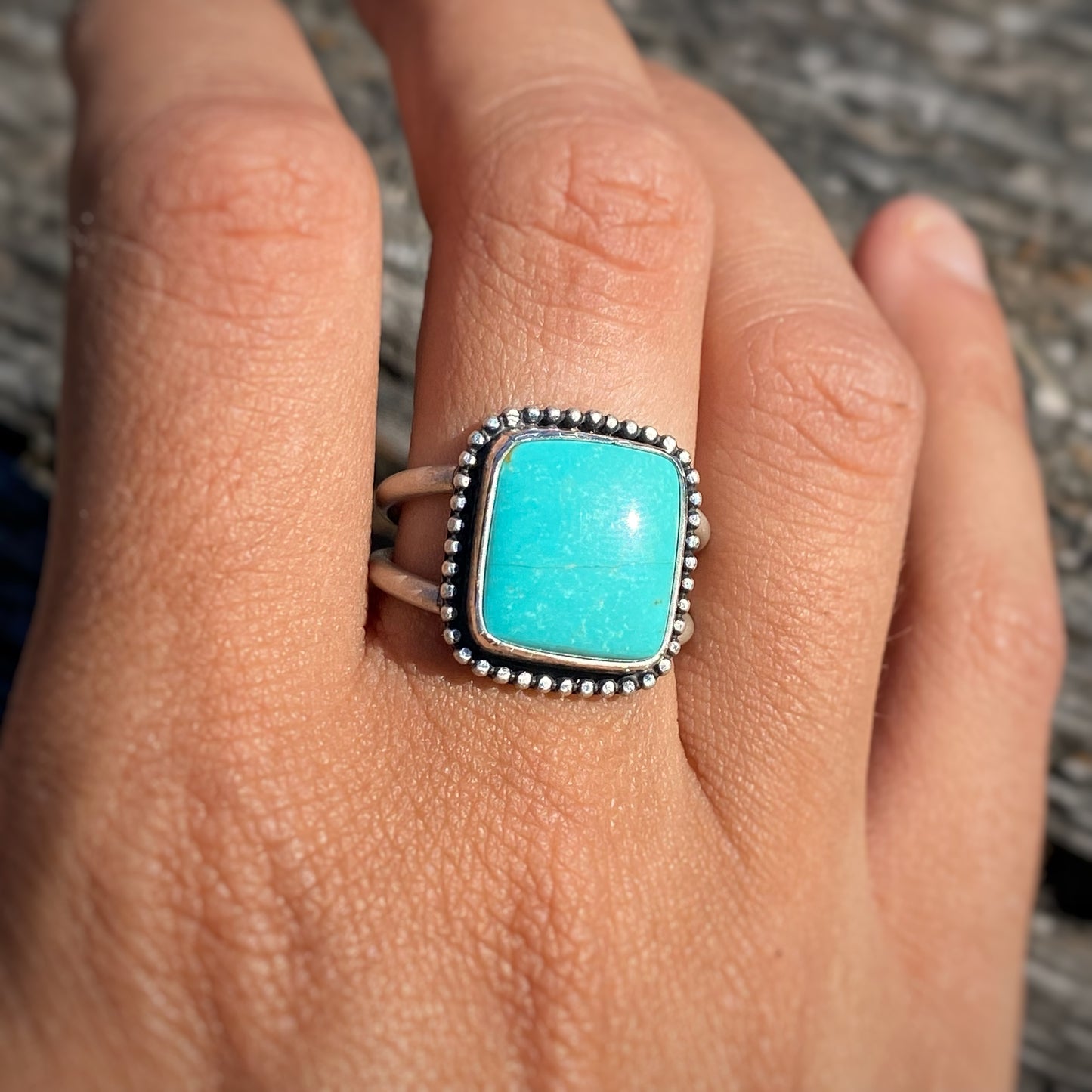 Turquoise Square Ring