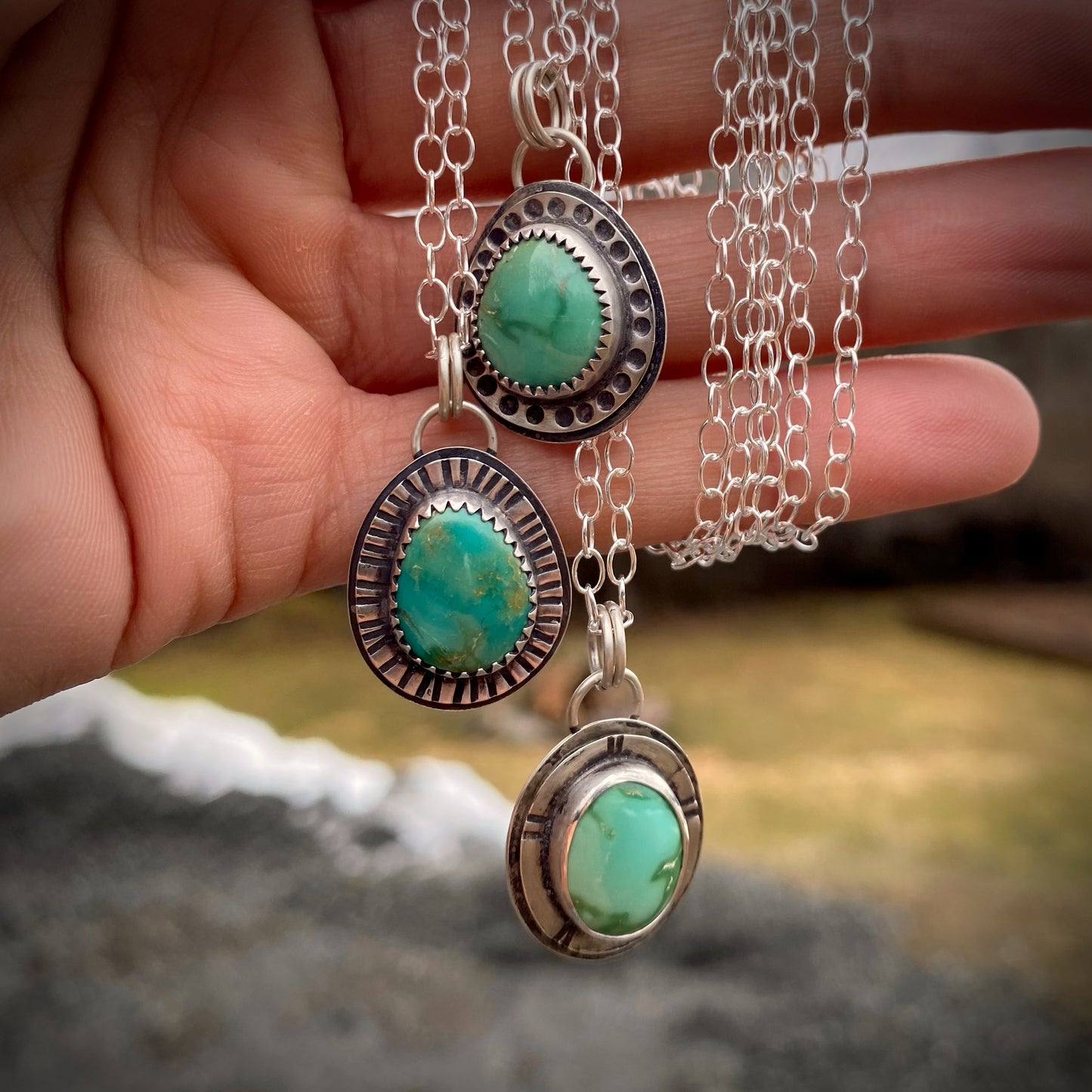 Emerald Valley Turquoise Pendant